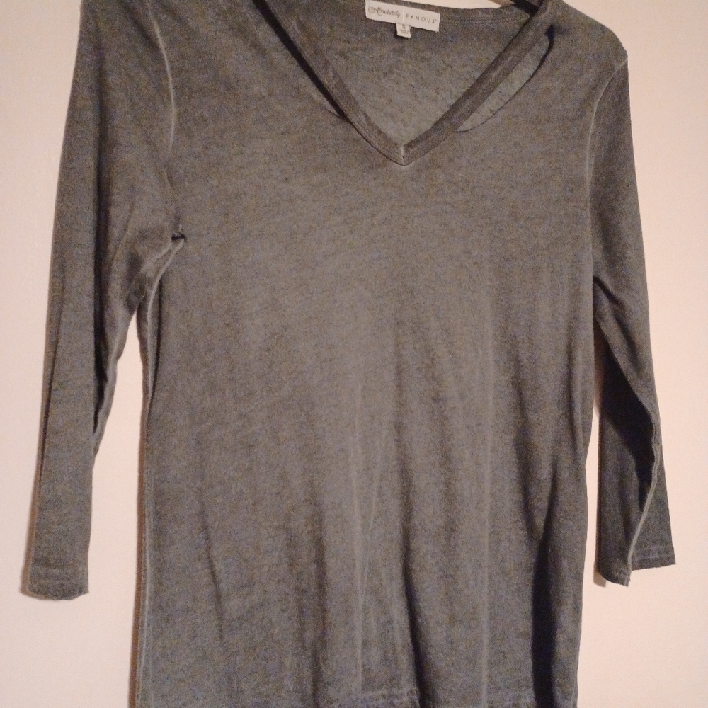 Gray shirt